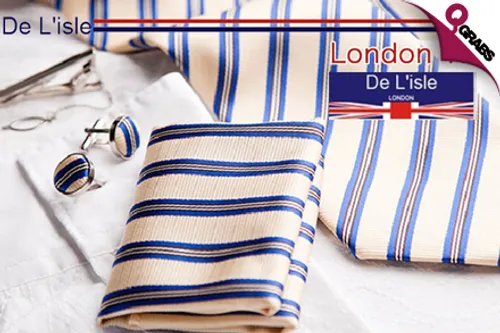 For QR69, Suit Up with a De Lisle London Design 3 Piece Tie Set - 10 Designs to Choose From!